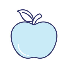 Apple icon vector sign and symbol on trendy design for design and print.