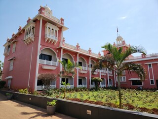 Lonavala, Maharashtra India - Apr 24 2023: Shree Narayani Dham Temple in Tungarli, Lonavala.