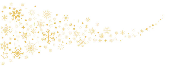 Elegant winter snowflake background vector illustration. Luxury decorative snowflake and snowfall on white background. Design suitable for invitation card, greeting, wallpaper, poster, banner.