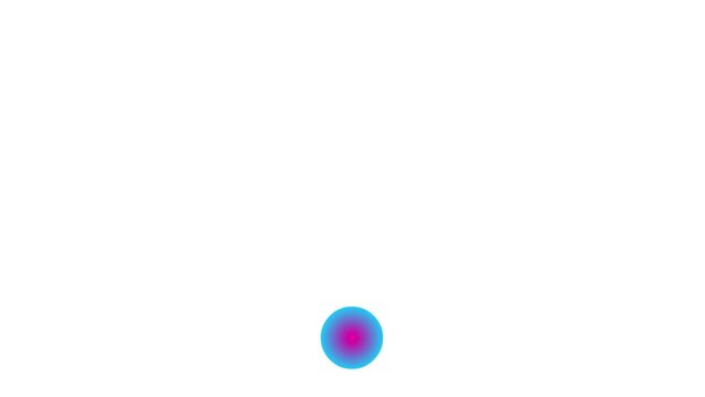 Animated pink blue icon of Wi-Fi. Flat symbol. Looped video. Vector illustration isolated on white background.