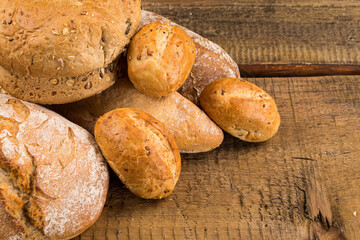 Close-up of traditional bread