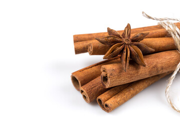Stars anise and Cinnamon