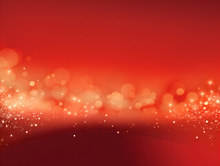 Soft red gradient with sparkling lights, creating a gentle and festive abstract background.