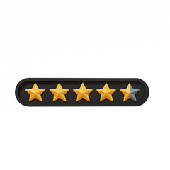 3D Icon Star Rating