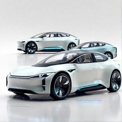 Fototapeta premium The Next Generation of Electric Car