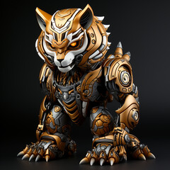 3D tiger robot