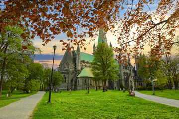 The cathedral Nidarosdomen, Trondheim