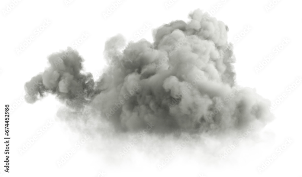 Aufkleber forecasting storm clouds gloomy on transparent background 3d render png