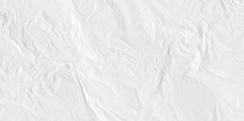 White crumpled paper texture . White wrinkled paper texture. White paper texture . White crumpled and top view textures can be used for background of text or any contents .