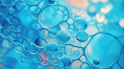 Bubbles in the water: A close-up view of the beauty of nature