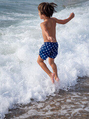 Fototapeta premium Niño playa 
