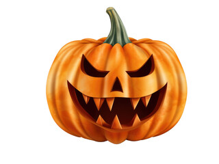 Fototapeta premium jack o lantern, halloween pumpkin isolated on transparent background