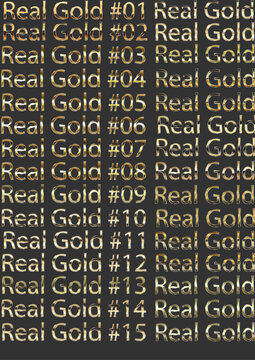 how to make gold gradient text in illustrator