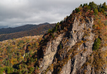 紅葉する山　大台ケ原