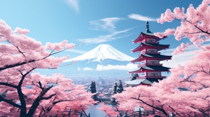 Ethereal Spring in Japan: Mount Fuji & Cherry Blossoms