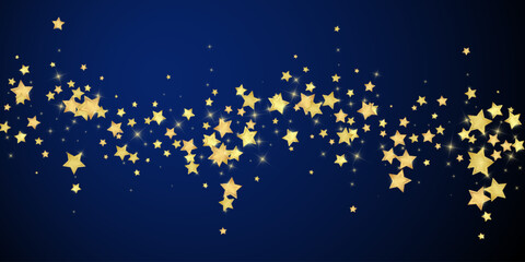 Magic stars vector overlay.  Gold stars scattered
