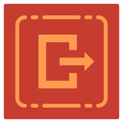 EXPORT,logout,exit,direction,arrows