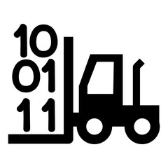 Data mining, big data, Data warehouse icon
