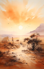 Fototapeta premium stunning ink drawing on white paper morphing - mobile wallpaper - generated by AI