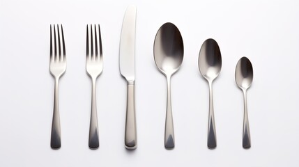 cutlery: spoon, fork and knife