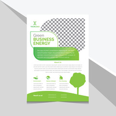 green energy business flyer