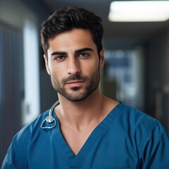 Obraz premium a male doctor which is specialised mens doctor 
