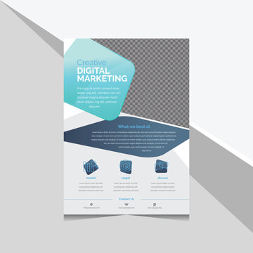 Creative Digital Marketing Business Flyer.