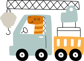 Dinosaur In Crane Truck © Mykola Syvak