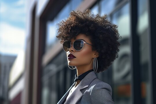 A Woman With Afro Hair