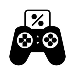Gaming Glyph Style in Design Icon