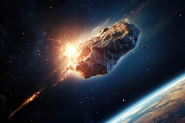 Comet Making Close Pass To Earth - obrazy, fototapety, plakaty