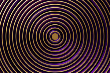 3D rendering abstract   colorful   round fractal, portal. Colorful round spiral.
