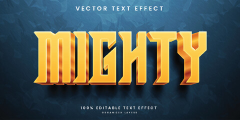 Mighty 3d text effect