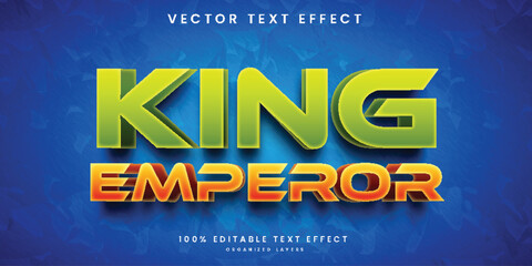 King emperor 3d text effect 