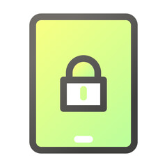 tablet passcode lock icon