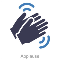 Applause and clap icon concept