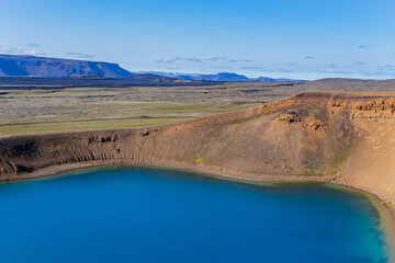 View of the Krafla volcano