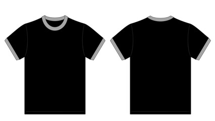 Vector apparel mockup ringer t-shirt