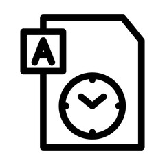 File and document action icon