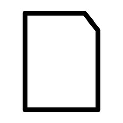 Empty file icon