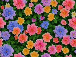 Beautiful Flowers generated ai