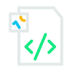 File type and coding icon