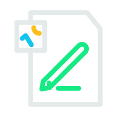 Document and files type icon