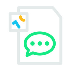 Document and files type icon