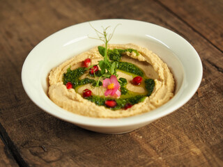 Homemade hummus	