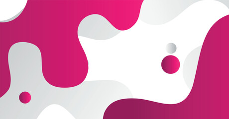 Abstract liquid wave background with red and white gradient color background