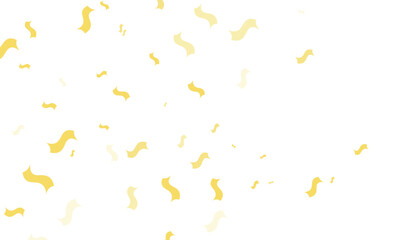 bright gold confetti decoration for the festival, birthday for any holiday