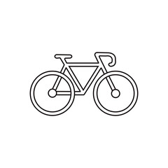 City bike icon .Bicycle Icon on Transparent Background .Smiling young black man enjoying sport with friends in nature .