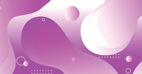 Abstract liquid wave background with magenta and white gradient color background