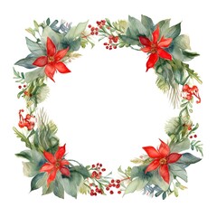 Christmas background frame with place for your text.